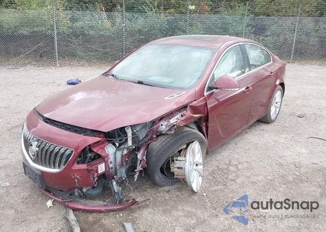 2016 Buick Regal Turbo Premium Ii из США, поврежденный, VIN 2G4GS5GX6G9123144